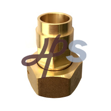 conector de bronze da solda do medidor de água para o tubo de cobre